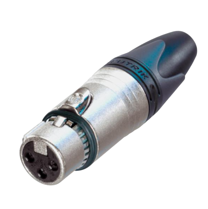 

Разъем XLR (Мама) Neutrik NC3FXX-EMC, Серебристый;черный, NC3FXX-EMC