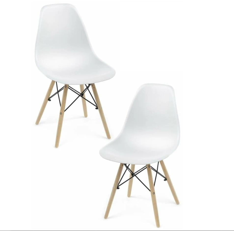 фото Комплект стульев 2 шт. ridberg dsw eames, белый