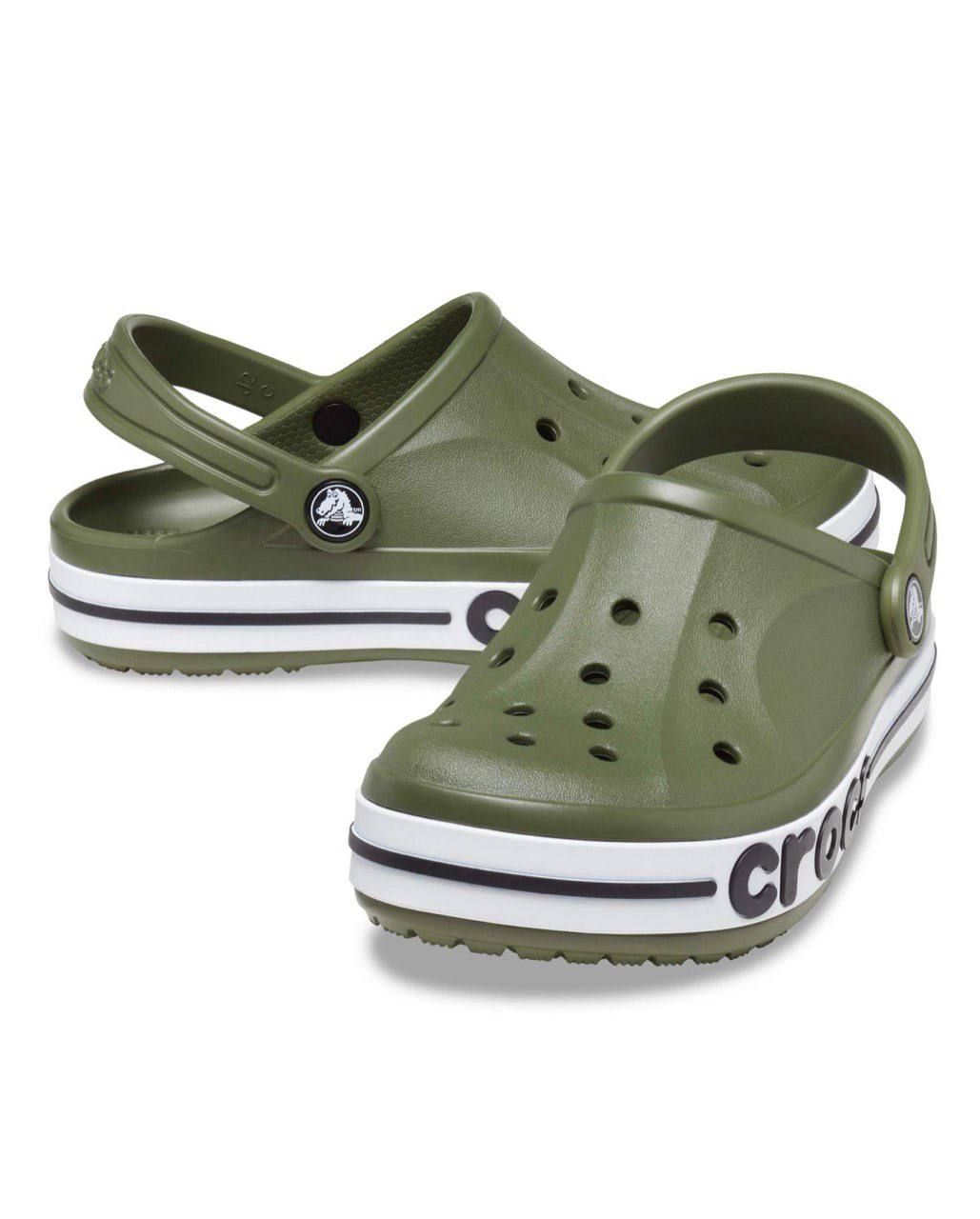 Сабо унисекс Crocs Bayaband хаки 37 RU