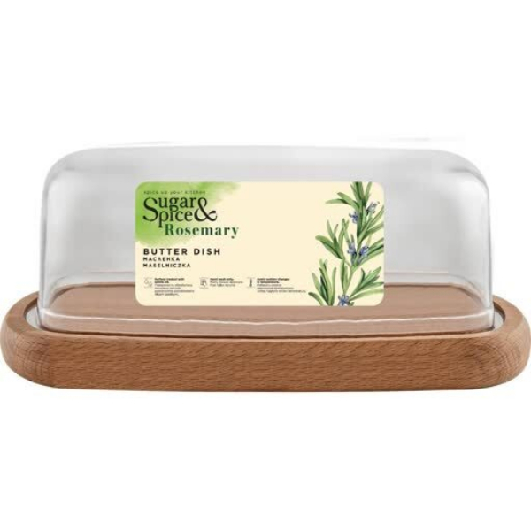 

Масленка Sugar&Spice Rosemary 180х95х65 дерево/пластик, Коричневый