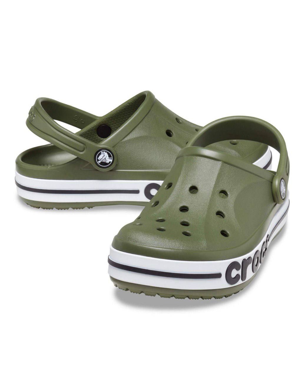 

Сабо унисекс Crocs Bayaband хаки 44 RU, Bayaband