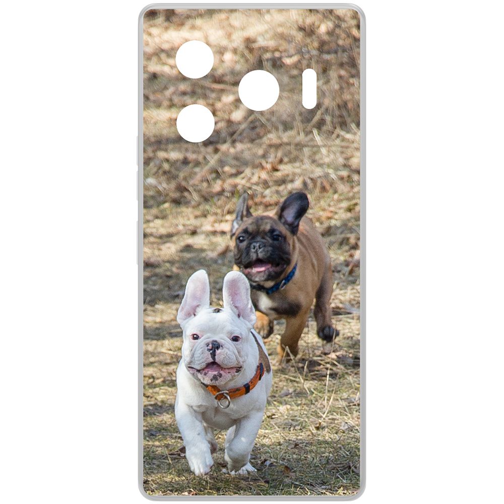 

Чехол-накладка Krutoff Clear Case Догонялки для TECNO Camon 30 Pro 5G, Прозрачный
