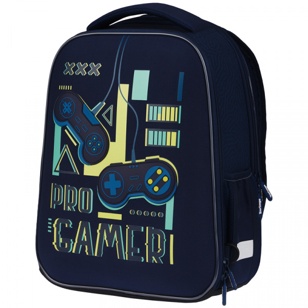 

Ранец Berlingo Expert Mini Gamer 36x27x14см 2 отд. 2 кармана анатомическая спинка, Черный