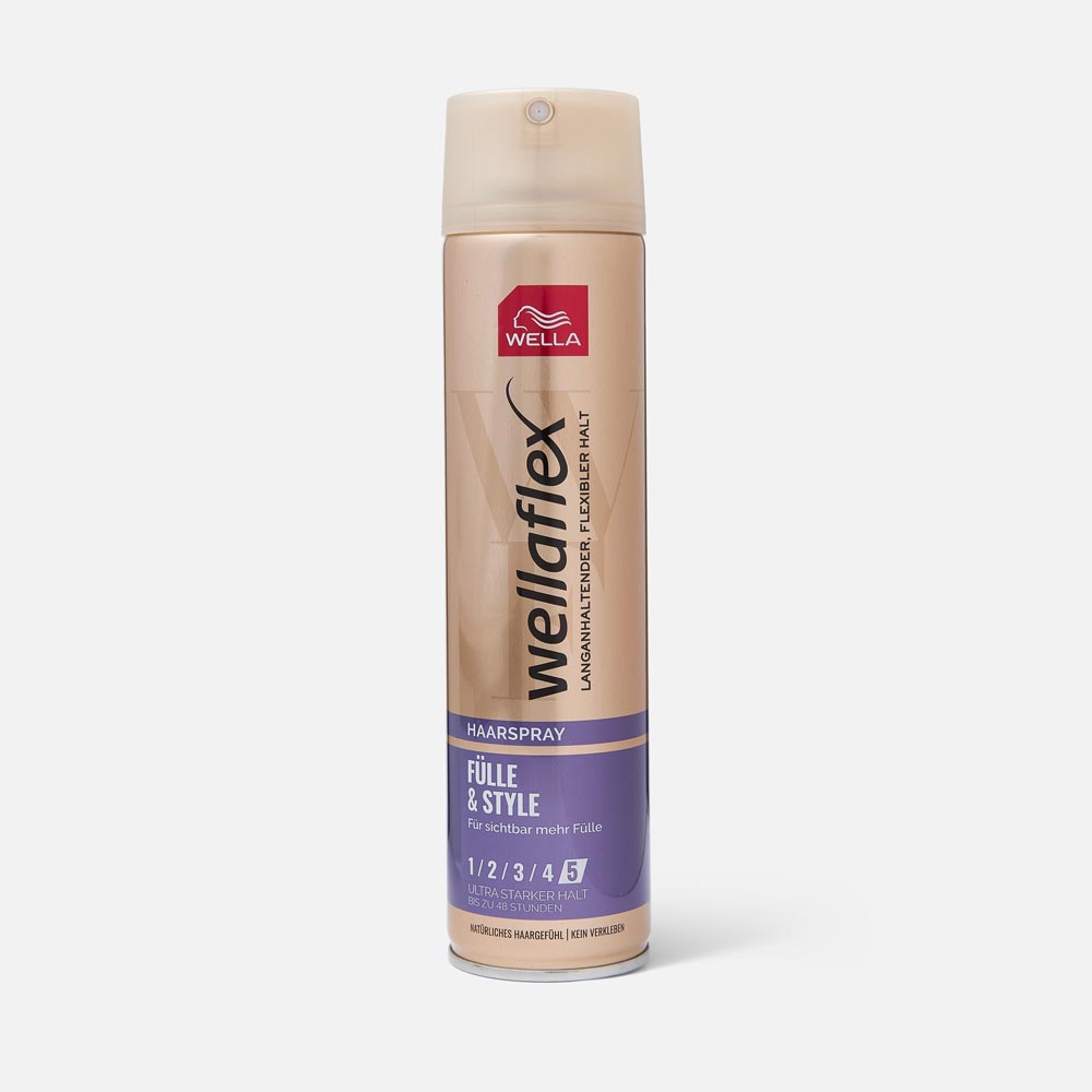 Лак для волос Wella Wellaflex Haarspray Fulle & Style ультрасильная фиксация 5 250 мл