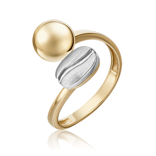 

Кольцо из белого/желтого золота р.18 PLATINA jewelry 01-5563-00-000-1121, 01-5563-00-000-1121_p