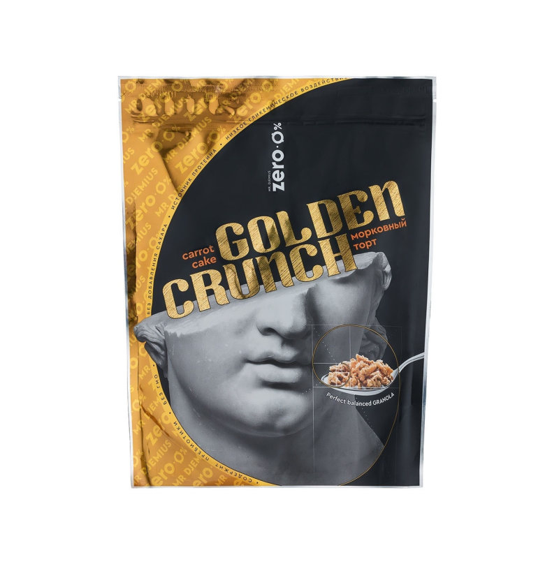 

Гранола Mr. Djemius ZERO без сахара Golden Crunch 350 грамм Морковный торт