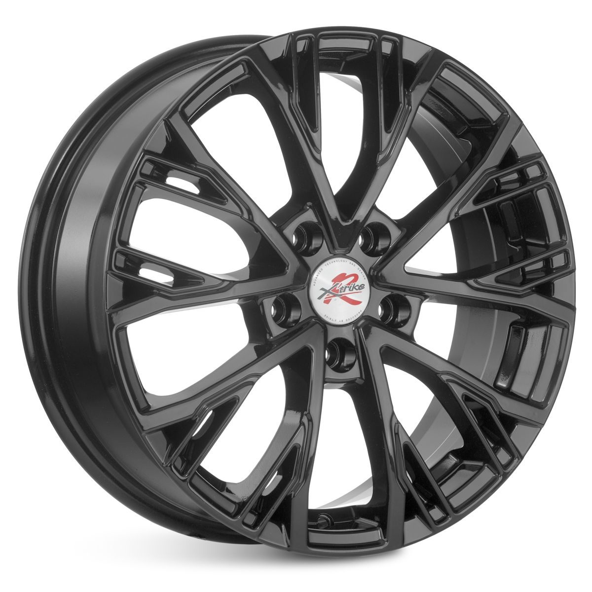 

Колесный диск XtrikeRST R207 R17 5*108 ET33 Dia 60.1, литой черный для Chery.