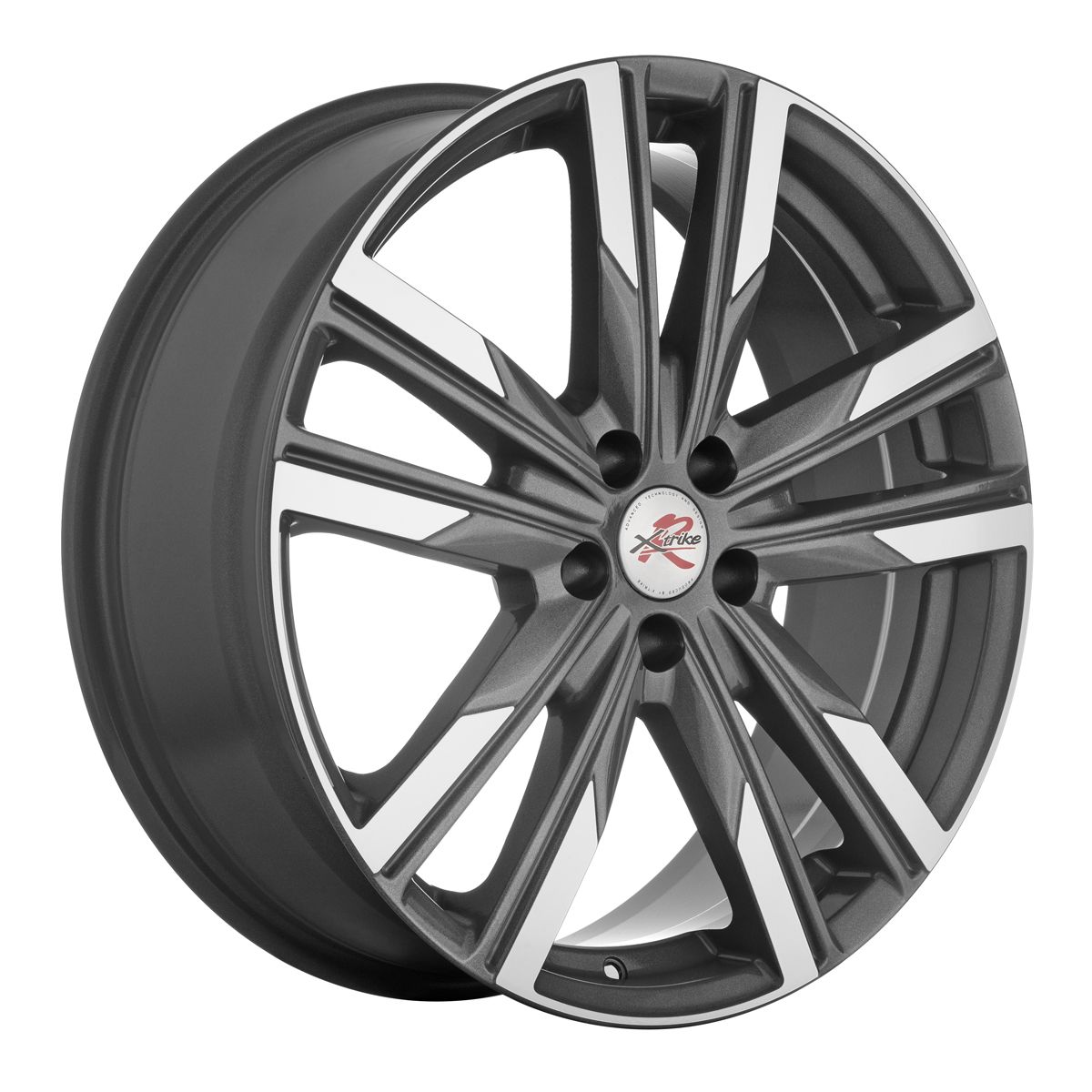 

Колесный диск XtrikeRST R089 R19 5*108 ET33 Dia 60.1, литой алмаз серый для Chery.
