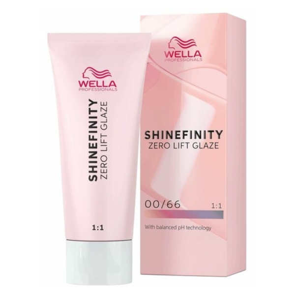 фото Гель-крем краска wella professionals shinefinity, 00/66 фиалковый, 60 мл