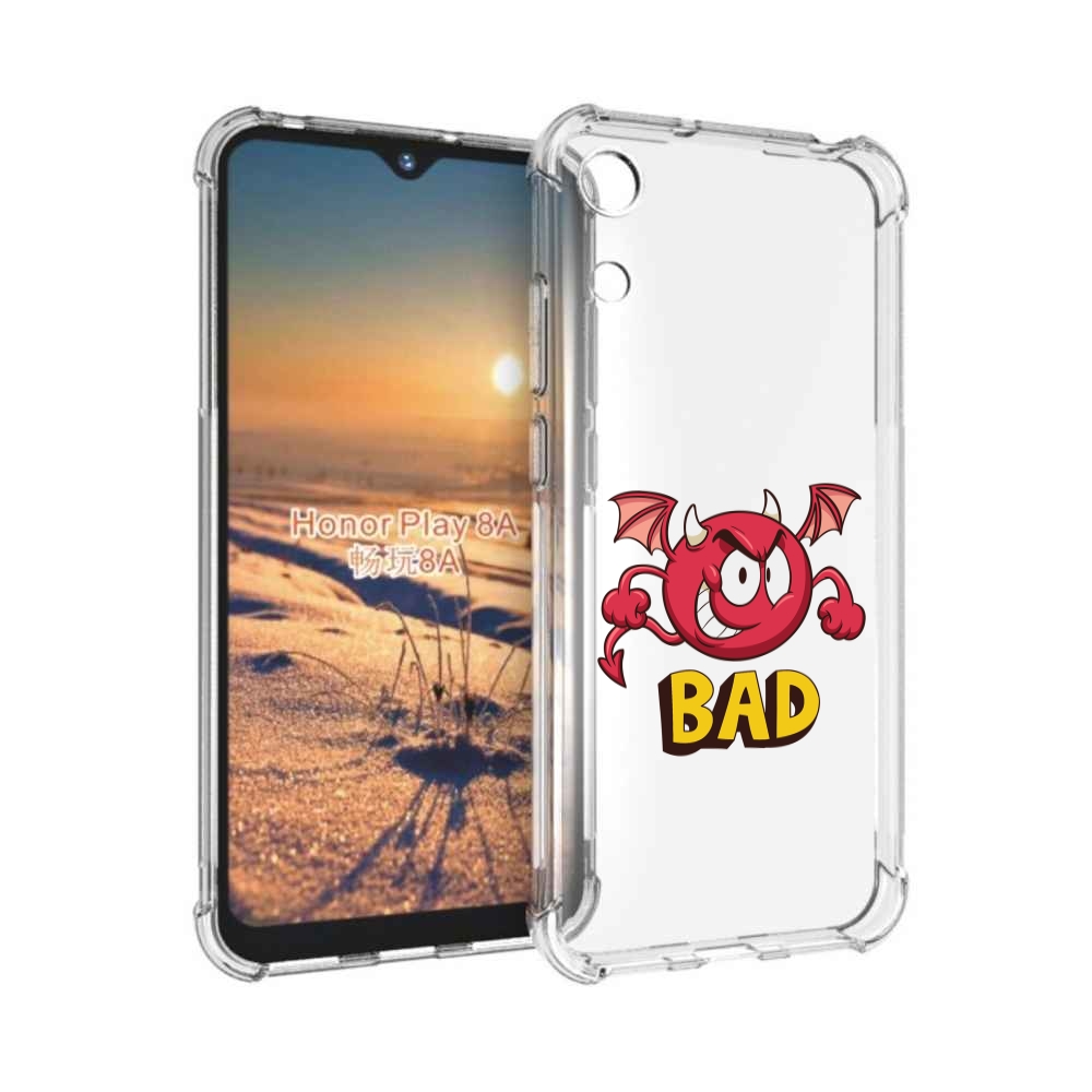 

Чехол бампер MyPads плохой для Honor 8A, Прозрачный, Tocco