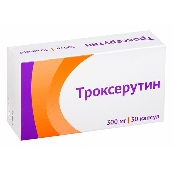 Купить Троксерутин капсулы 300 мг 30 шт., Озон ООО, Россия