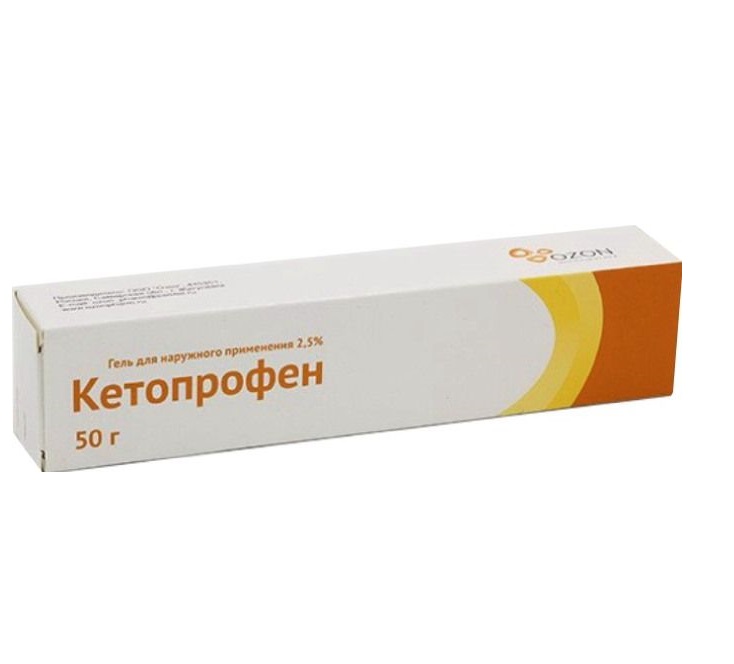 Купить Кетопрофен гель для наружного применения 2, 5% 50 г, Озон ООО