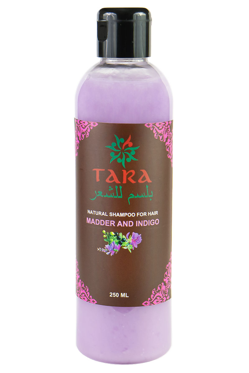 Натуральный шампунь TARA с индиго и мареной 250 мл. масло хны tara индийской темное 100 мл