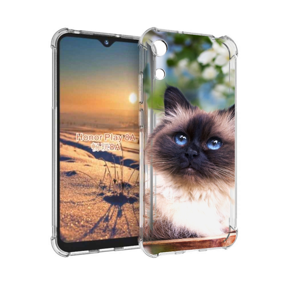 Чехол бампер MyPads порода кошка Бирман для Honor 8A