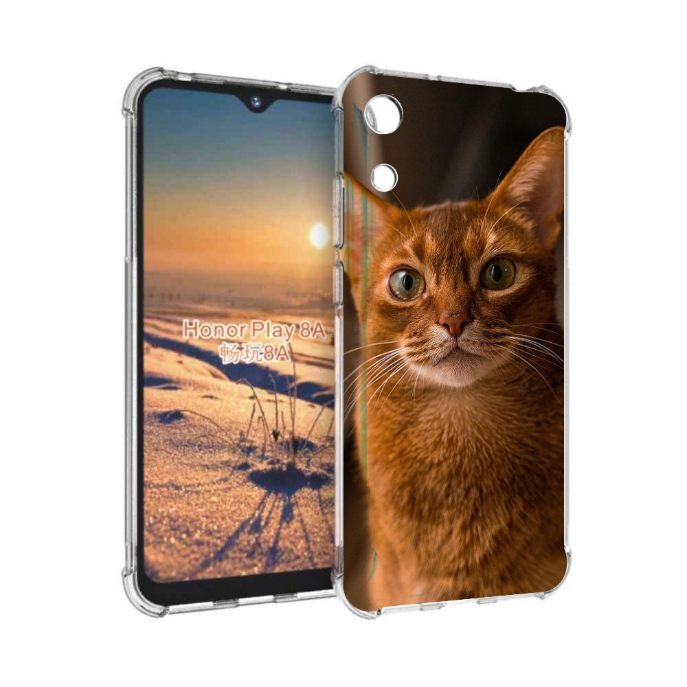 Чехол бампер MyPads порода кошки абисинская для Honor 8A