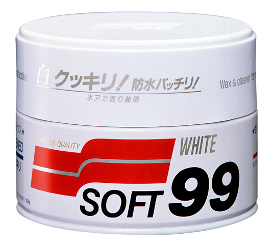 Полироль для кузова защитный Soft99 Soft Wax для светлых, 350 гр