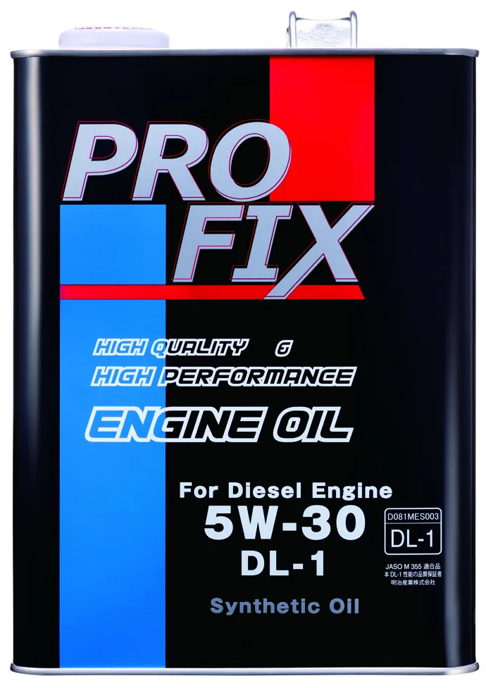 фото Масло моторное синтетическое 4л - engine oil 5w30 dl-1 (уп.-6 шт.) profix