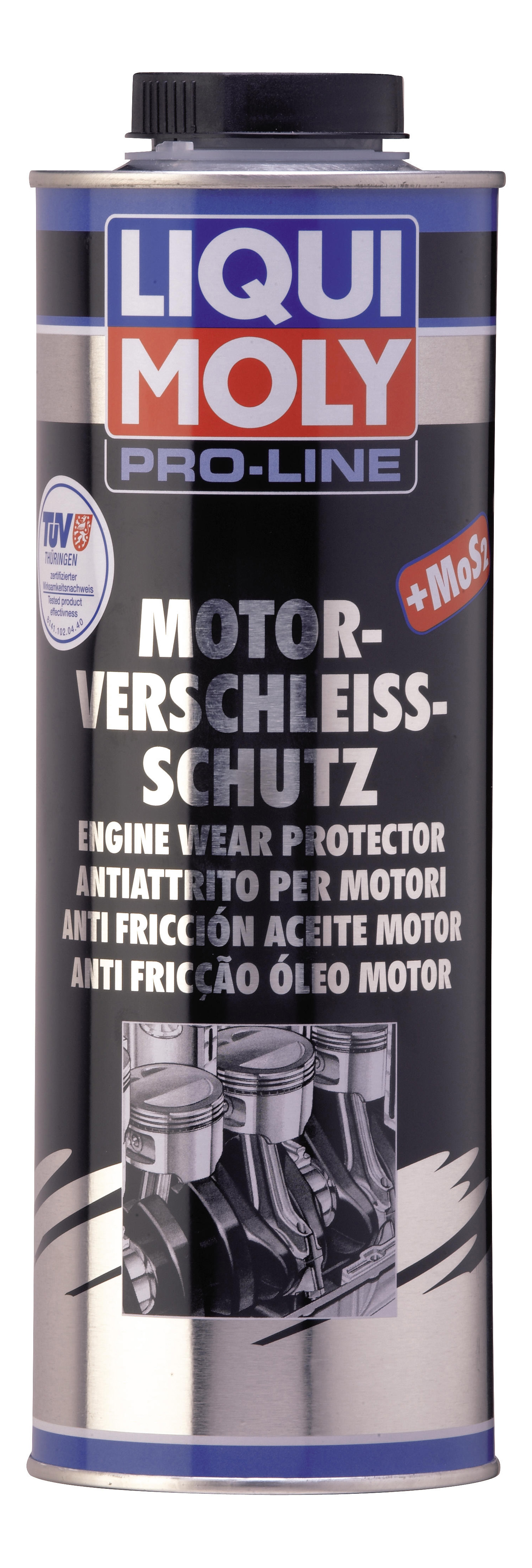 

Присадка антифрикционная с дисульфидом молибдена в моторное масло LIQUI MOLY 5197 1 L, Черный