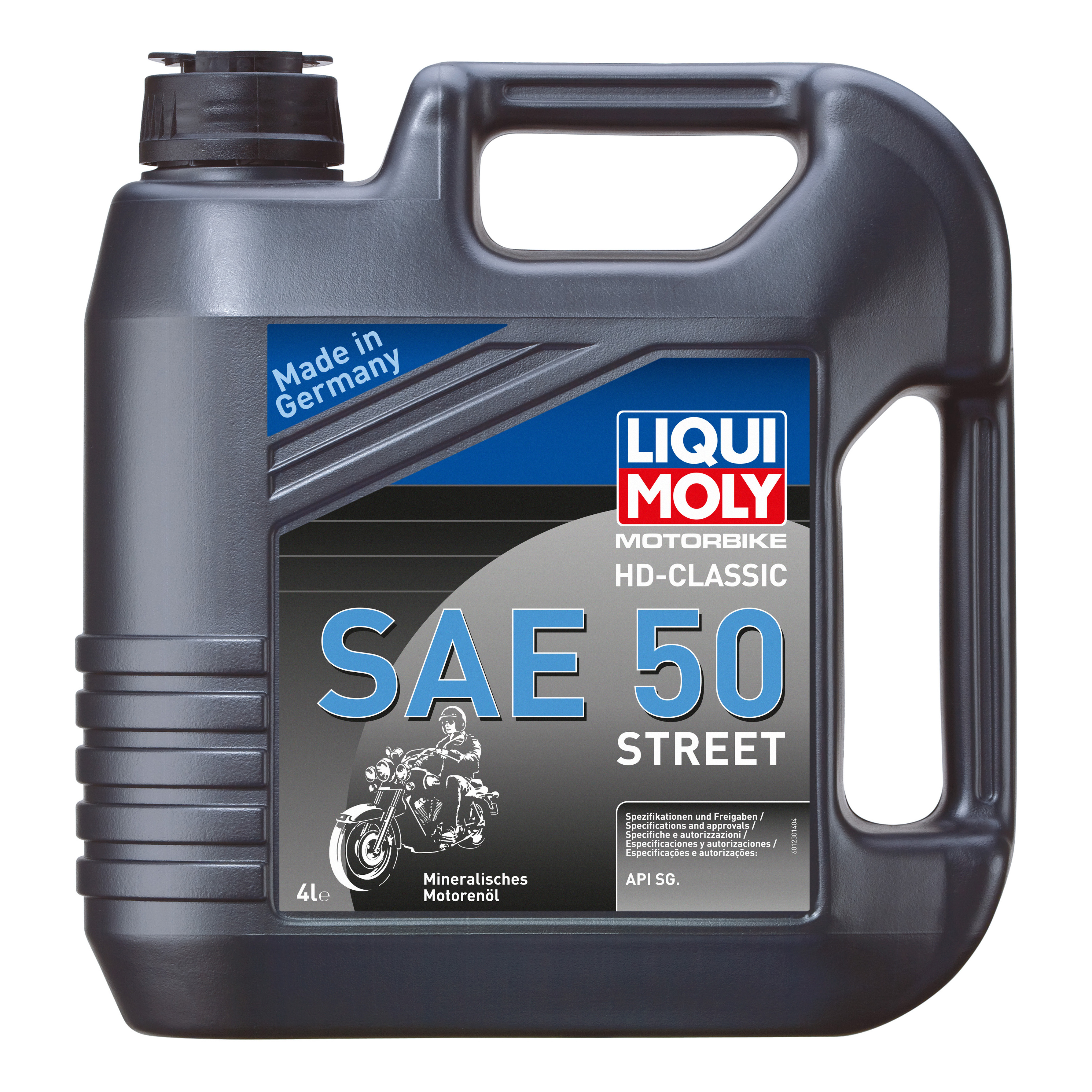 фото Масло моторное для 4-т.мотоц. motorbike hd-classic street 50 sg (4л) liqui moly