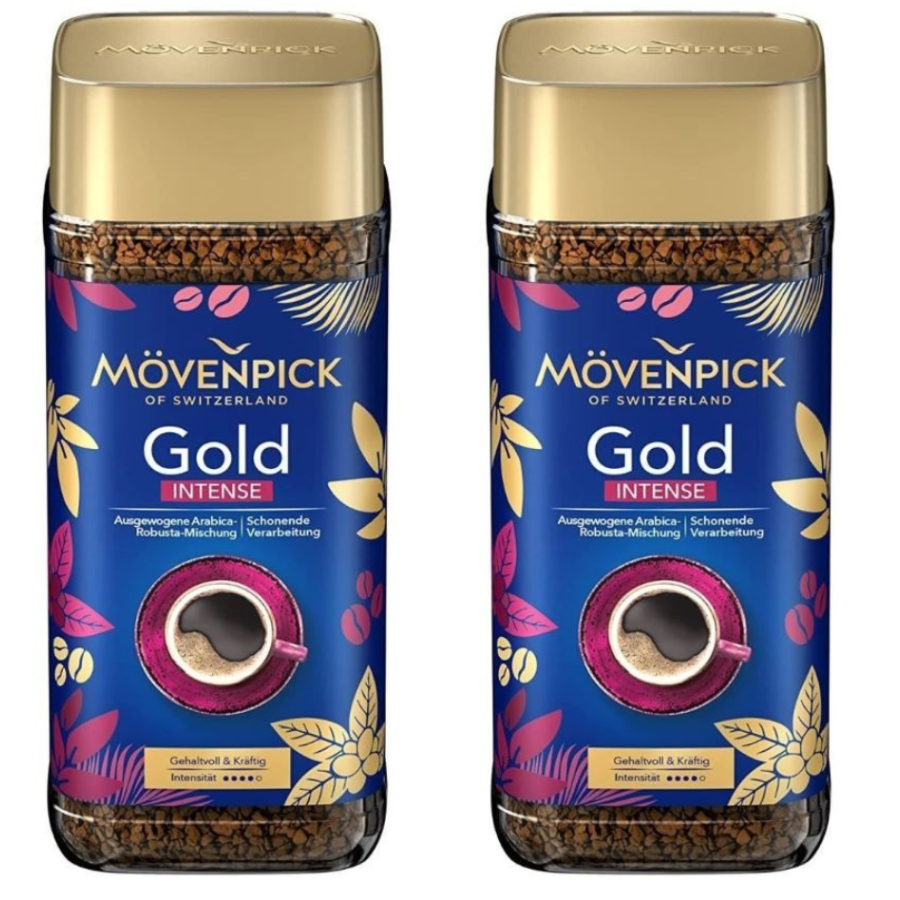 Кофе растворимый Movenpick Gold Original Intense, 200 г х 2 шт