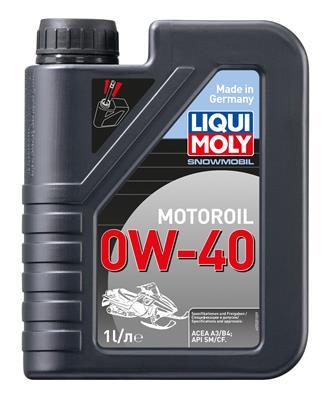 Моторное масло LIQUI MOLY синтетическое Snowmobil Motoroil 0W40 4л