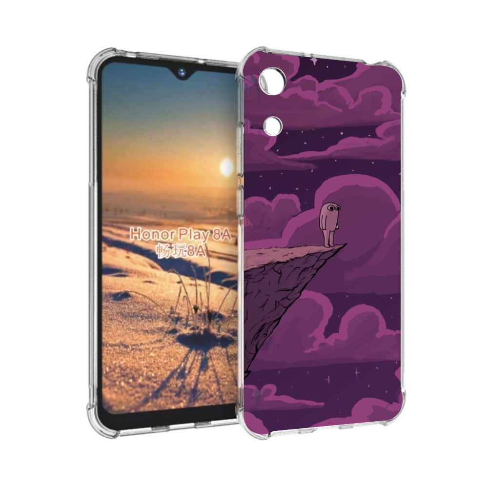 

Чехол бампер MyPads розовая-фасолька для Honor 8A, Прозрачный, Tocco