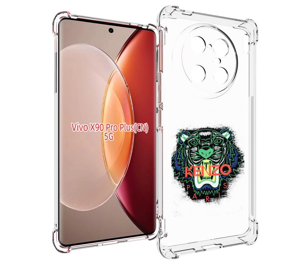 

Чехол MyPads кинзо для Vivo X90 Pro Plus, Прозрачный, Tocco