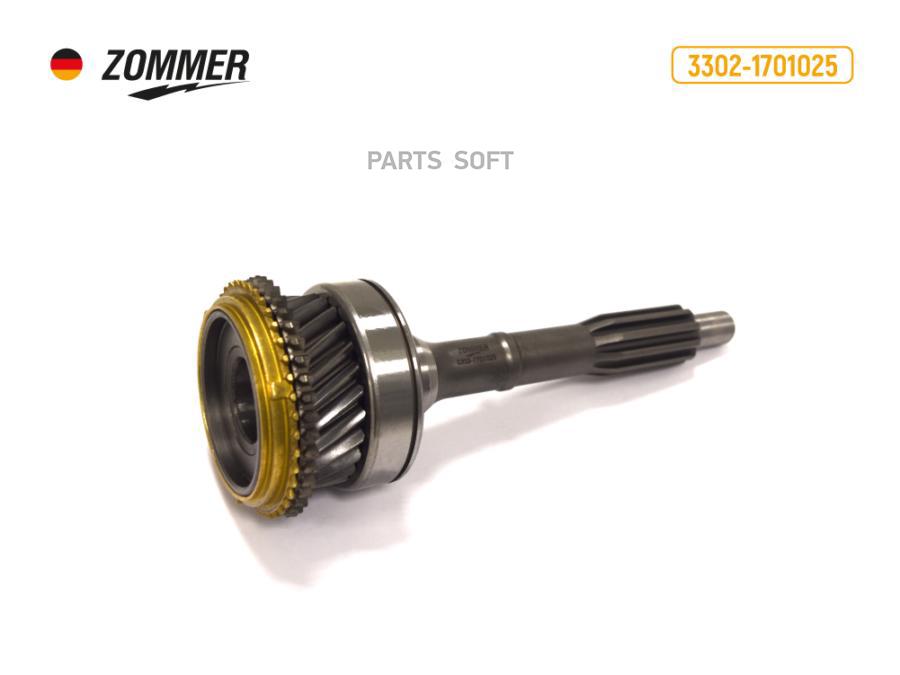 

Вал вторичный кпп уаз 469 (4-ступ) нов обр zommer Zommer 4691701105