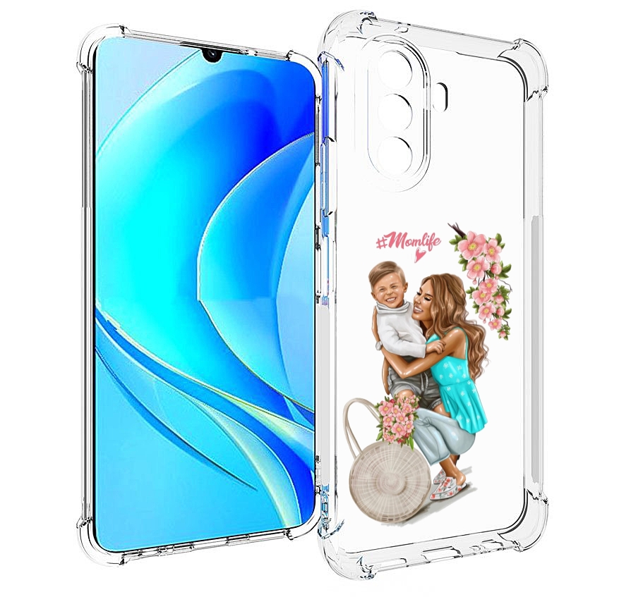 

Чехол MyPads Momlife для Huawei Nova Y70 / Nova Y70 Plus (MGA-LX9N) / Huawei Enjoy 50, Прозрачный, Tocco