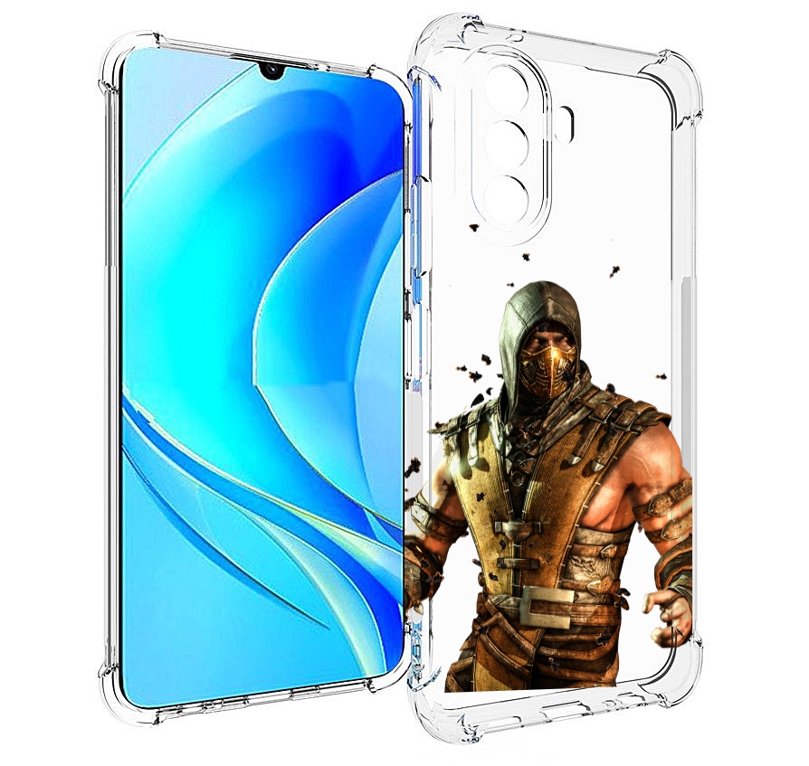 

Чехол MyPads Mortal Kombat scorpion для Huawei Nova Y70 / Nova Y70 Plus (MGA-LX9N), Прозрачный, Tocco