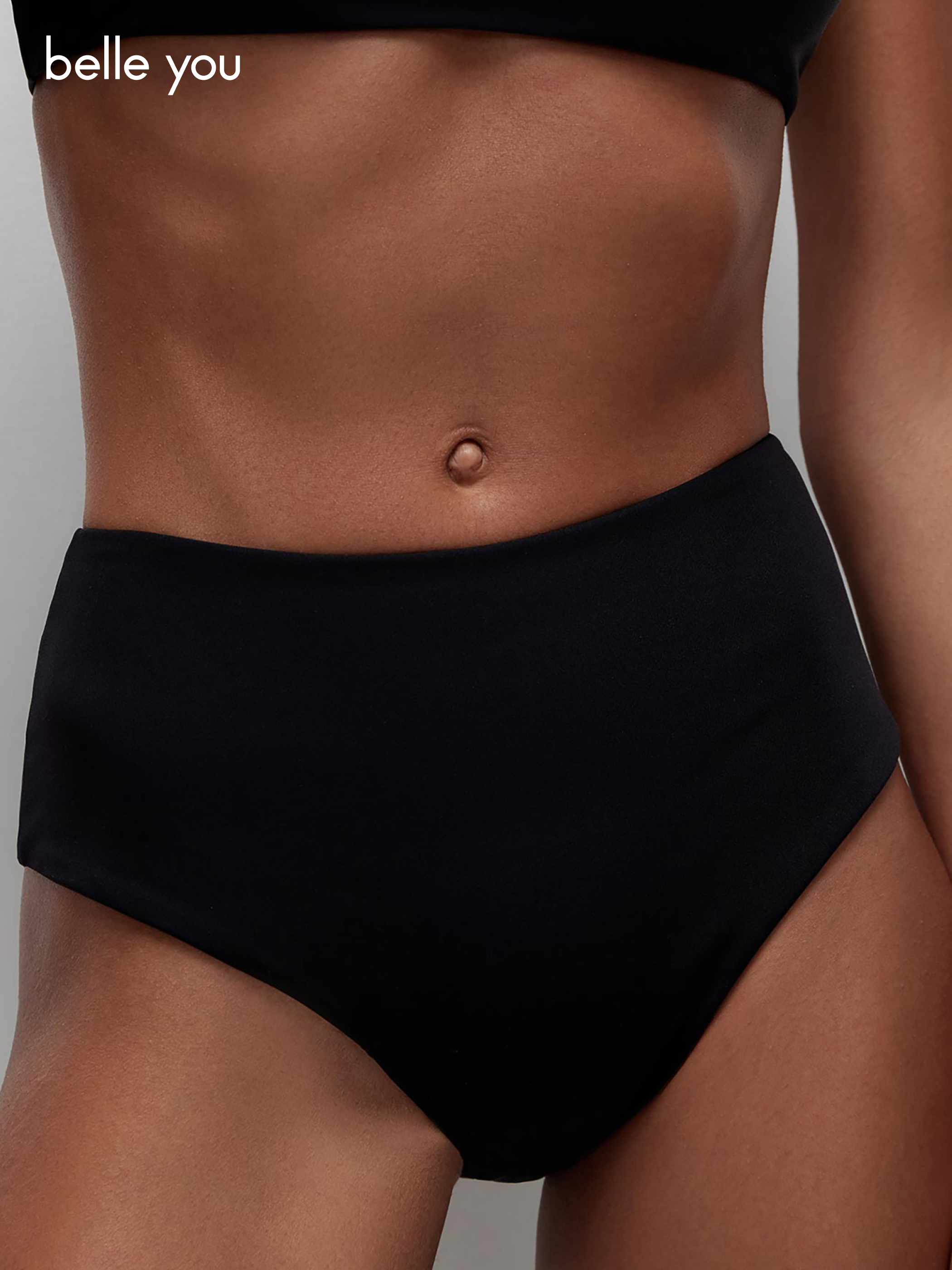 

Плавки женские belle you W3250017 черные M, Черный, W3250017