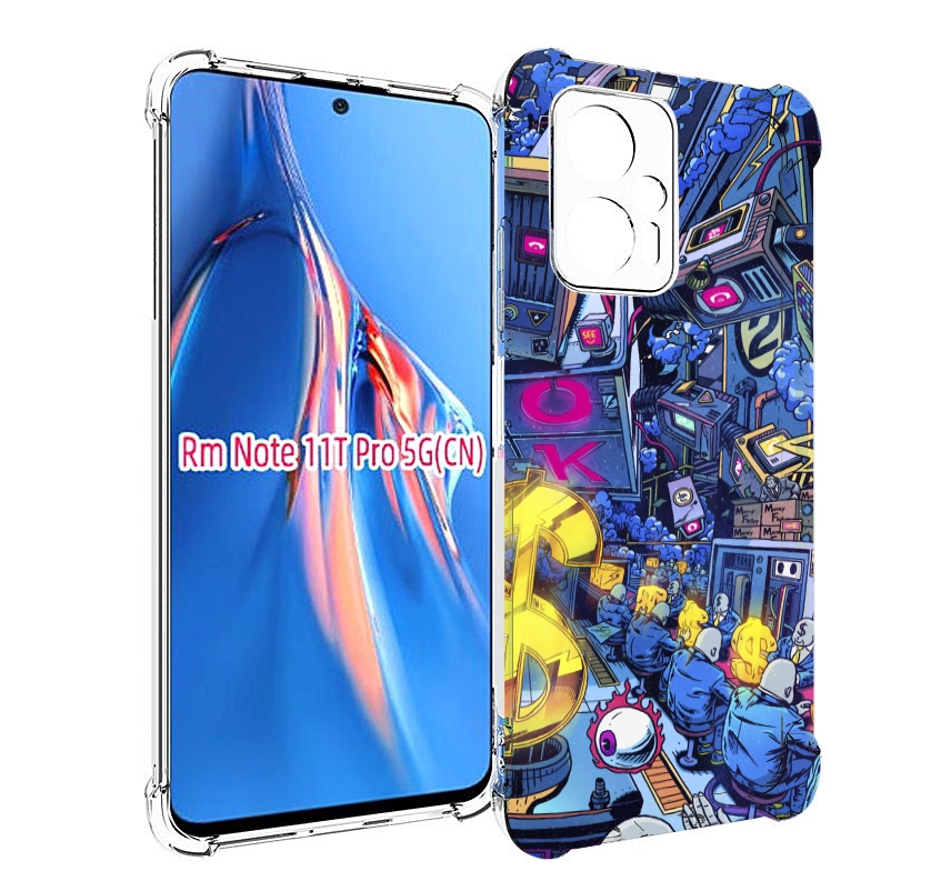 

Чехол MyPads футуристичная картинка для Xiaomi Redmi Note 11T Pro / 11T Pro Plus / Poco..., Прозрачный, Tocco
