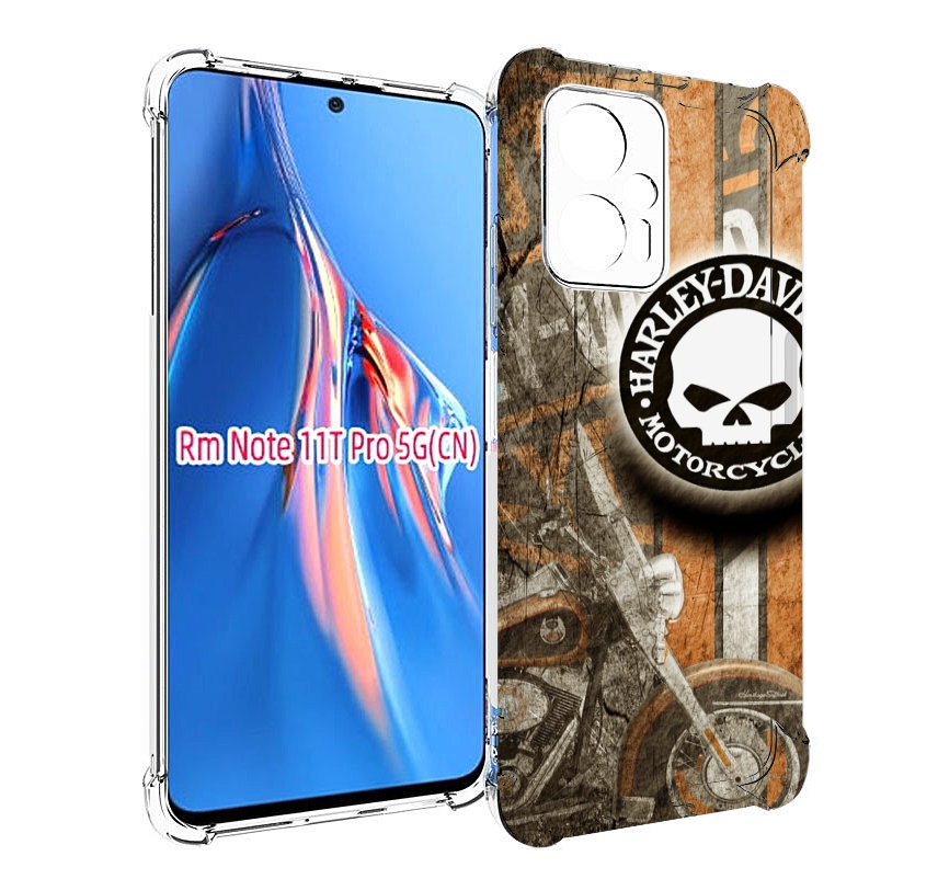 

Чехол MyPads харлеи девидсон для Xiaomi Redmi Note 11T Pro / 11T Pro Plus / Poco X4 GT..., Прозрачный, Tocco