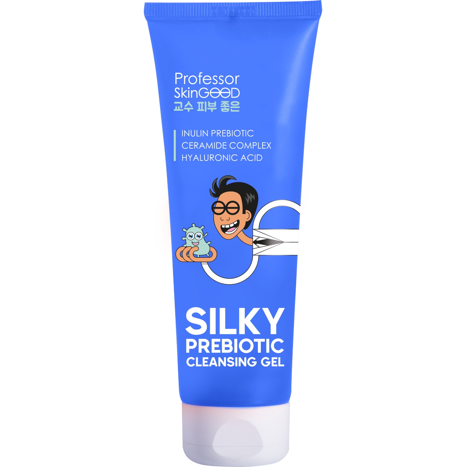 Гель для умывания Professor SkinGOOD Silky Prebiotic Cleansing Gel увлажняющий 120 мл vitime мармеладные пастилки prebiotic пребиотик