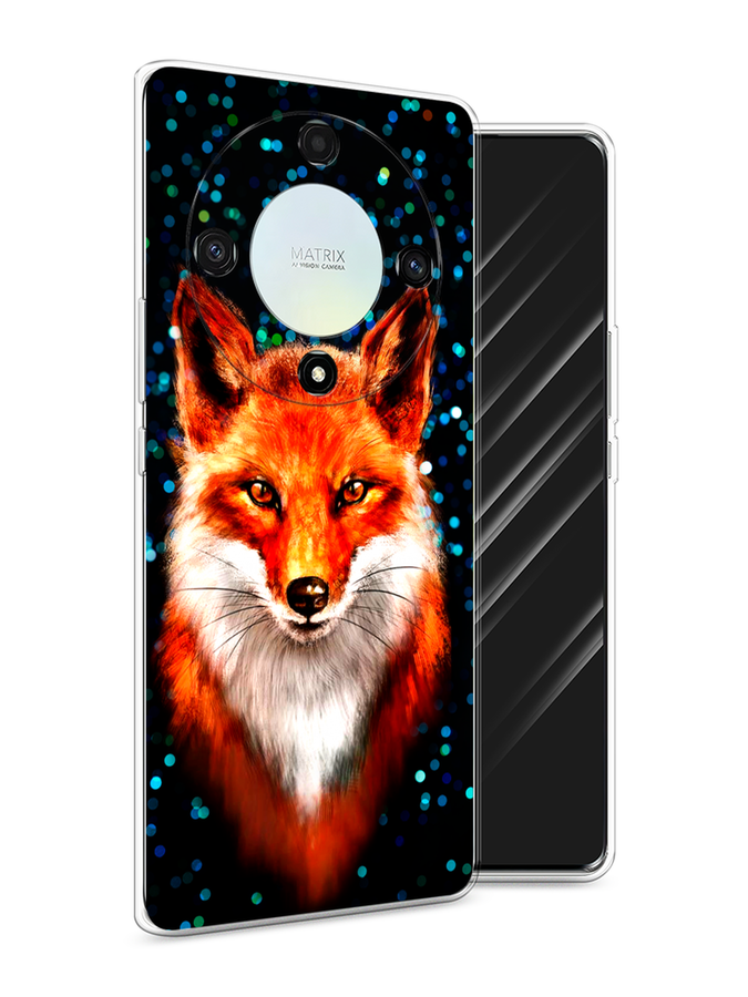 

Чехол Awog на Honor X9A "Волшебная лиса", Оранжевый;черный;белый, 6120850-1