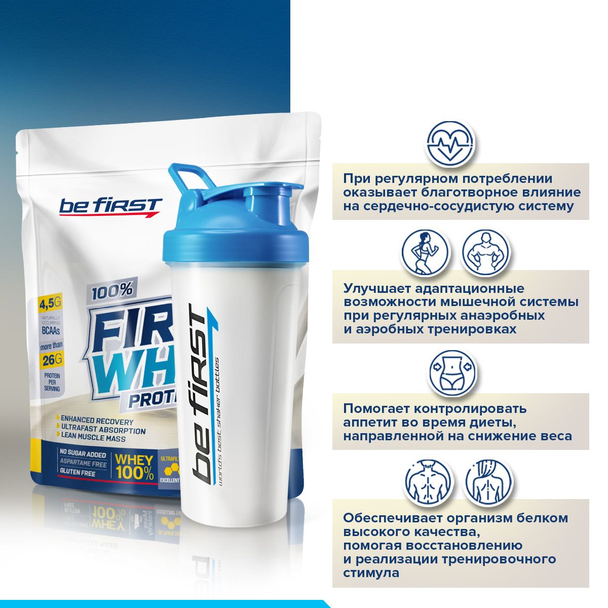 Протеин Be First Whey Instant, 420 г, banana ice-cream