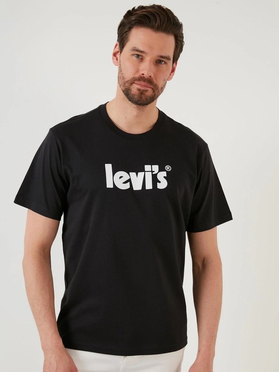 

Футболка мужская Levi's 16143-0410 черная S, Черный, 16143-0410