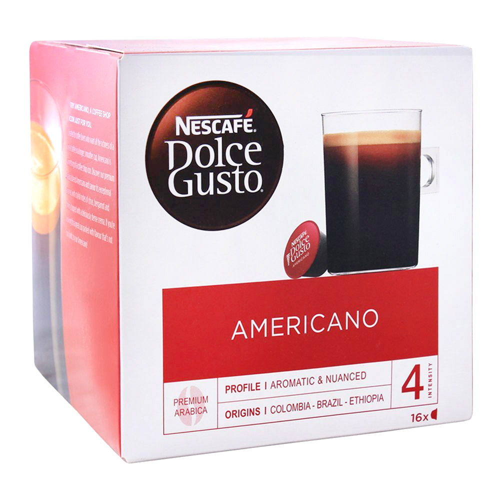 Кофе в капсулах Nescafe Dolce Gusto Americano, интенсивность 4, 16 капсул