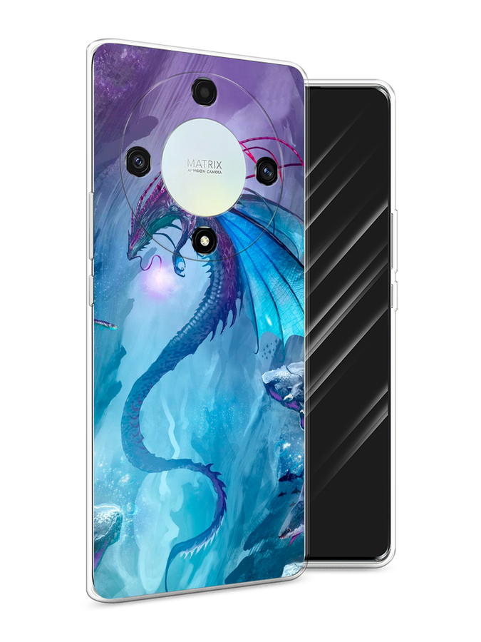 

Чехол Awog на Honor X9A "Водный дракон", Голубой;фиолетовый;синий, 6120850-2