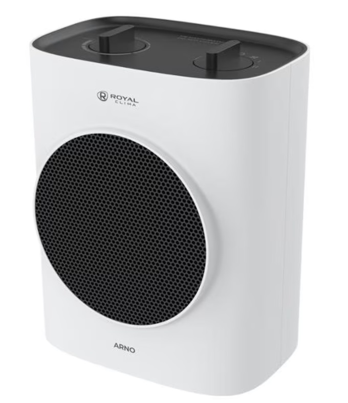 

Тепловентилятор ROYAL Clima ARNO RFH-A1500DC-WT белый, черный, ARNO RFH-A1500DC-WT