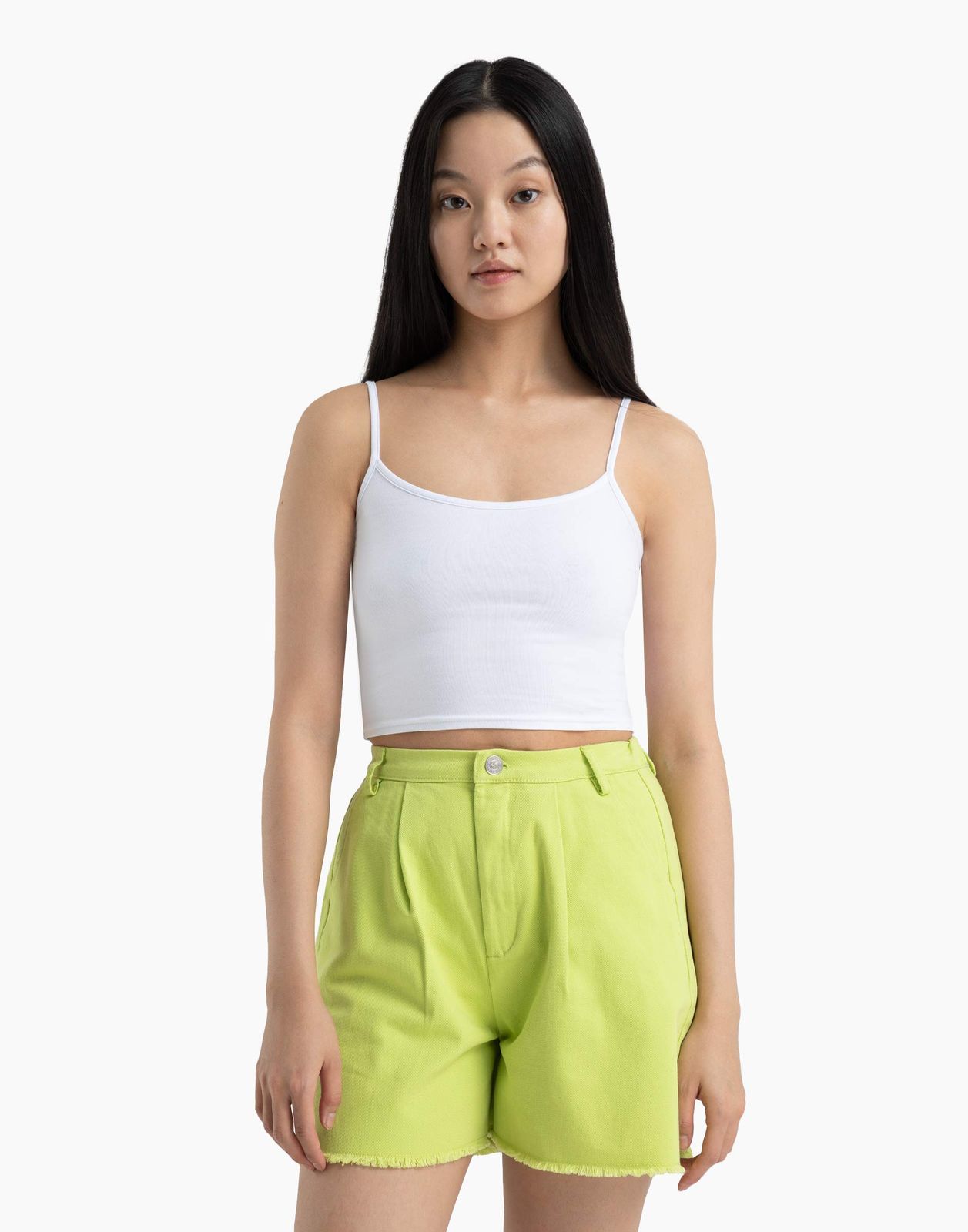 

Шорты женские Gloria Jeans GSH011712 зеленый XXS (36-38), GSH011712