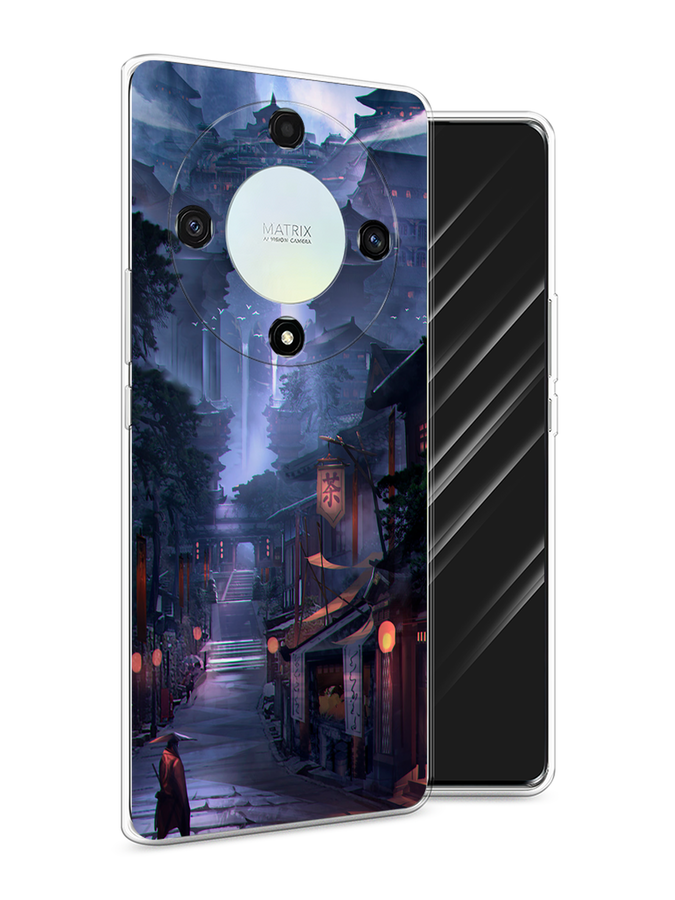 

Чехол Awog на Honor X9A "Одинокий самурай", Синий;черный;коричневый, 6120850-10