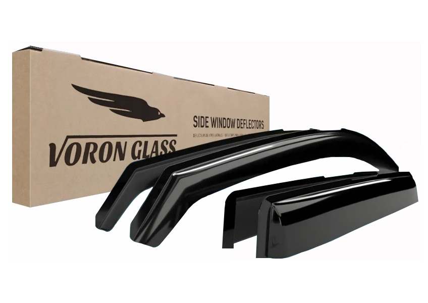 Дефлекторы боковых стекол Voron Glass DEF00591 Meriva B 2010- серия CORSAR: тонированные 4