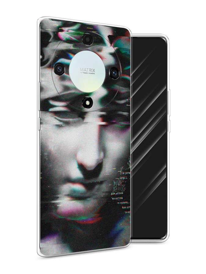 

Чехол Awog на Honor X9A "Glitch Art", Серый, 6120850-9