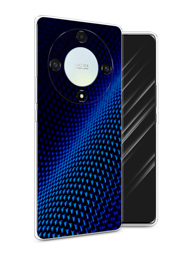 

Чехол Awog на Honor X9A "Синий карбон", Черный;синий, 6120850-3