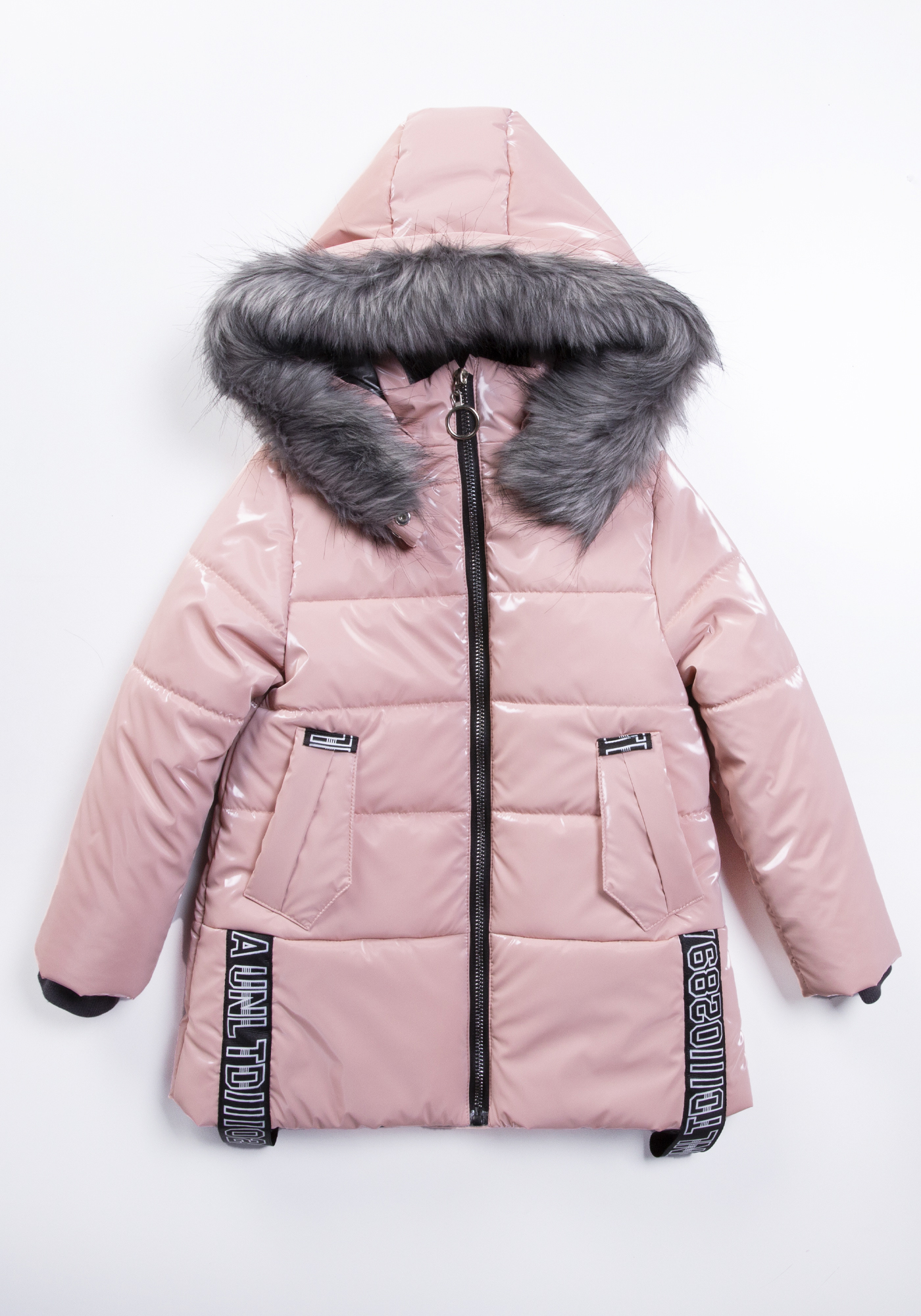 Куртка детская MDM MIDIMOD GOLD 22469, розовый, 128