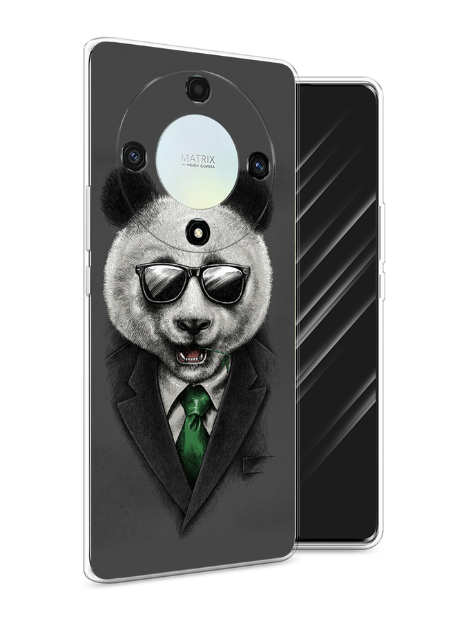 

Чехол Awog на Honor X9A "Деловая панда", Серый;зеленый, 6120850-10
