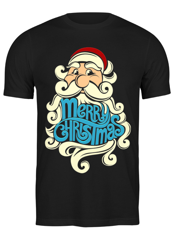 

Футболка мужская Printio Дед мороз (santa) 662923 черная M, Черный, Дед мороз (santa) 662923