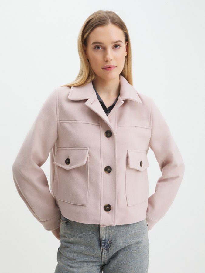 

Куртка женская Maison David MICHELLE розовая XS, Розовый, MICHELLE