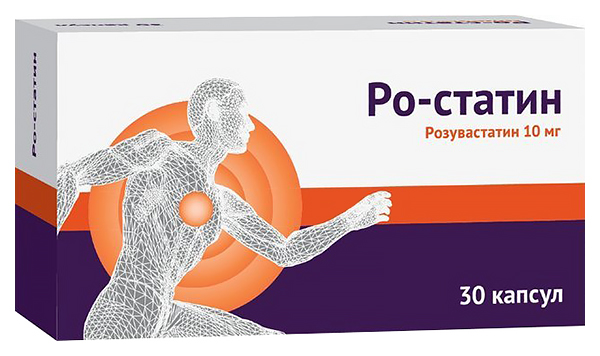 

Ро-Статин капсулы 10 мг 30 шт.